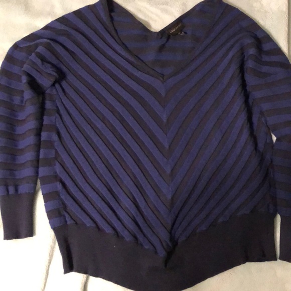 Lane Bryant Sweaters - Lane Bryant Black and Blue Sweater Lane Bryant Sweaters - Lane Bryant Black and Blue Sweater